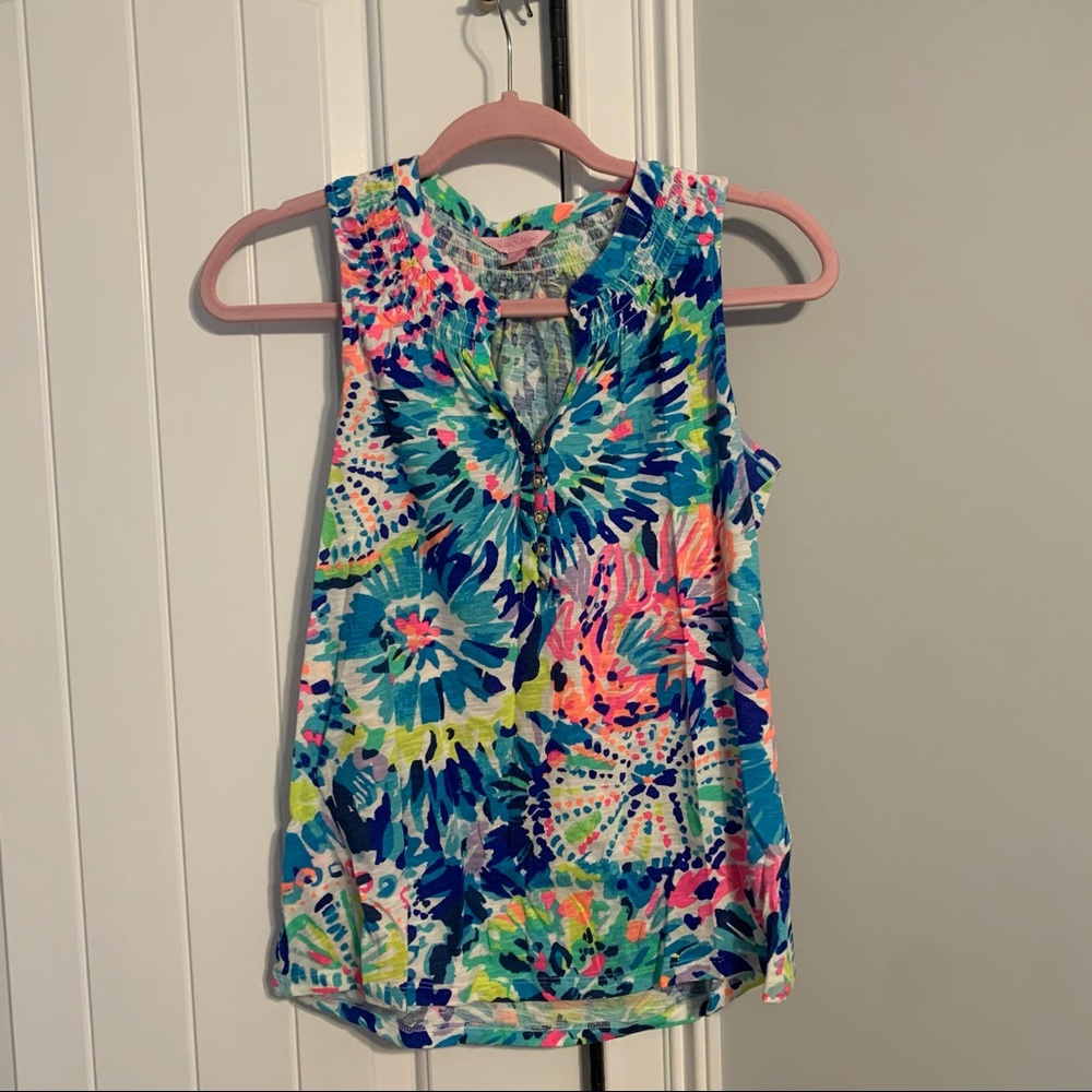 Lilly Pulitzer printed tank top - size XS